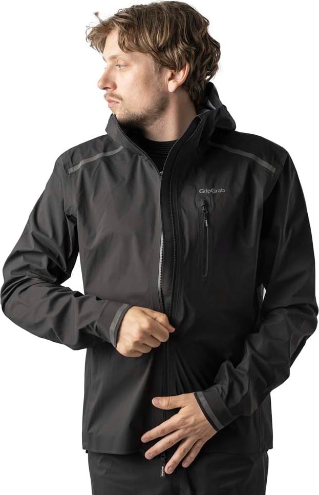 Gripgrab Unisex GripGrab EXPLR Waterproof Lightweight Jacket Black Gripgrab