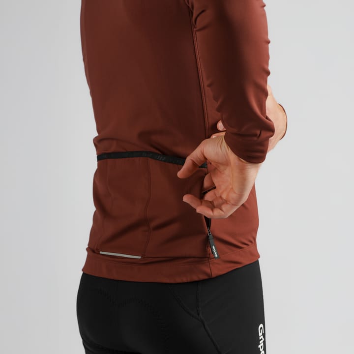 Gripgrab Men's Gripgrab Ride Thermal Long Sleeve Jersey Dark Red Gripgrab Gripgrab Men's Gripgrab Ride Thermal Long Sleeve Jersey Dark Red Gripgrab