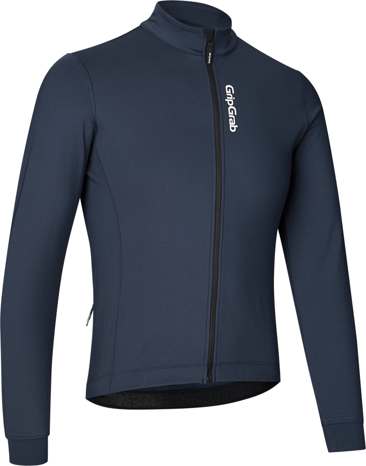 Gripgrab Men's RIDE Thermal Long Sleeve Jersey Navy Blue Gripgrab
