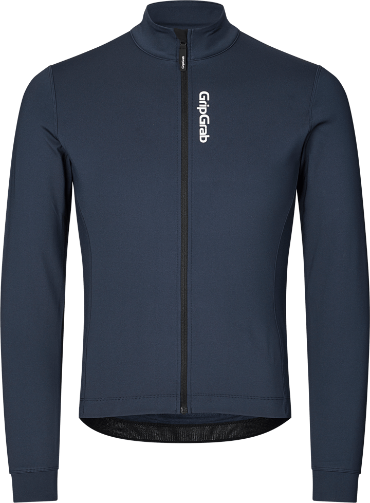 Gripgrab Men's RIDE Thermal Long Sleeve Jersey Navy Blue Gripgrab