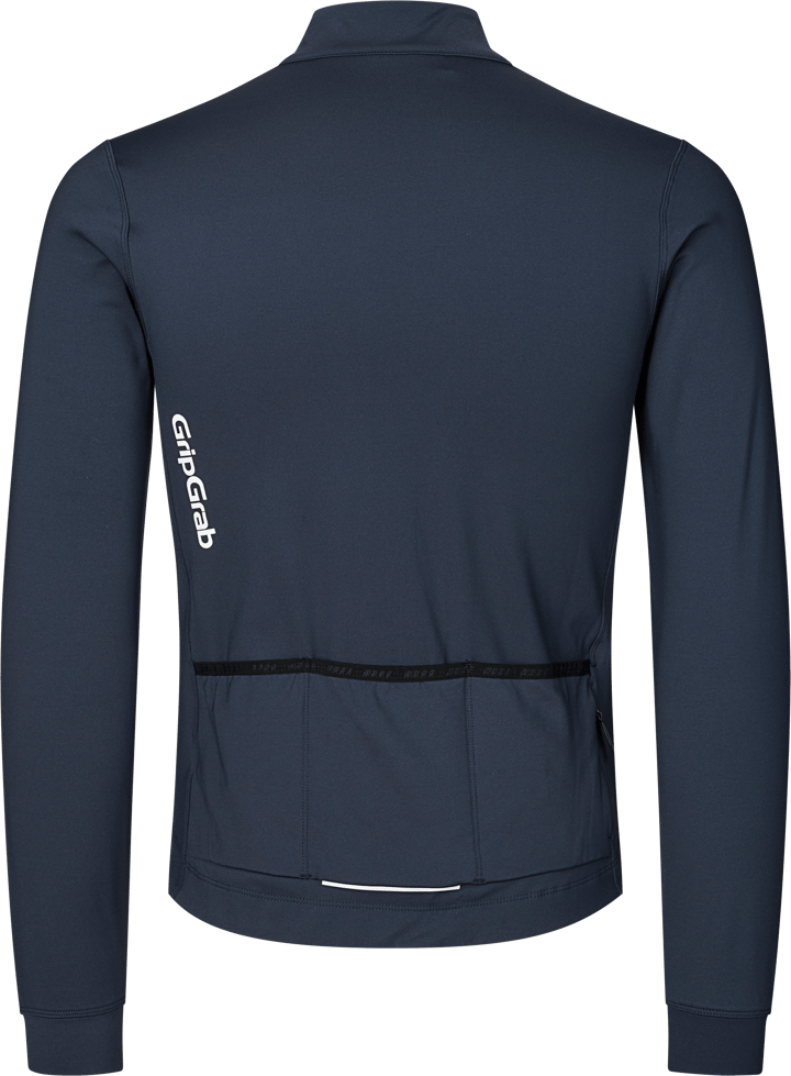 Gripgrab Men's RIDE Thermal Long Sleeve Jersey Navy Blue Gripgrab