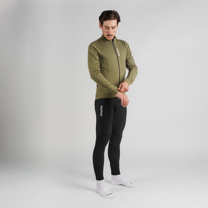 Gripgrab Men's Gripgrab Ride Thermal Long Sleeve Jersey Olive Green Gripgrab Gripgrab Men's Gripgrab Ride Thermal Long Sleeve Jersey Olive Green Gripgrab