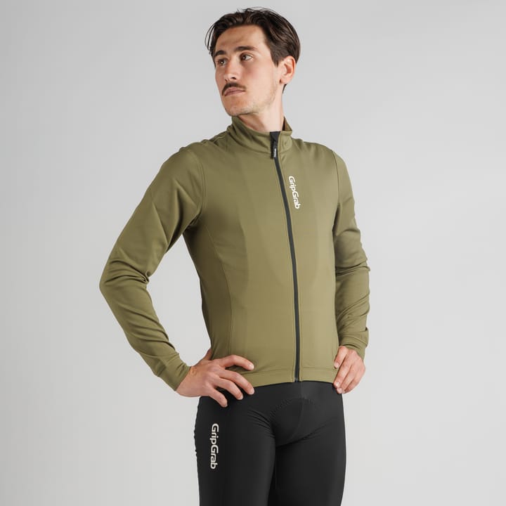 Gripgrab Men's Gripgrab Ride Thermal Long Sleeve Jersey Olive Green Gripgrab Gripgrab Men's Gripgrab Ride Thermal Long Sleeve Jersey Olive Green Gripgrab