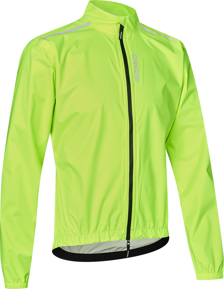 Gripgrab Men's RIDE Waterproof Lightweight Jacket Yellow Hi-vis Gripgrab