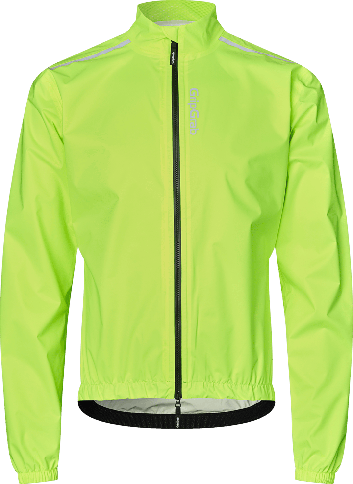 Gripgrab Men's RIDE Waterproof Lightweight Jacket Yellow Hi-vis Gripgrab