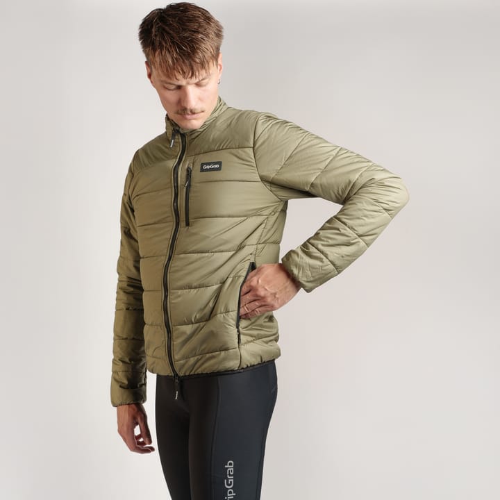 Gripgrab Men's Gripgrab Explore Insulated Jacket Olive Green Gripgrab Gripgrab Men's Gripgrab Explore Insulated Jacket Olive Green Gripgrab