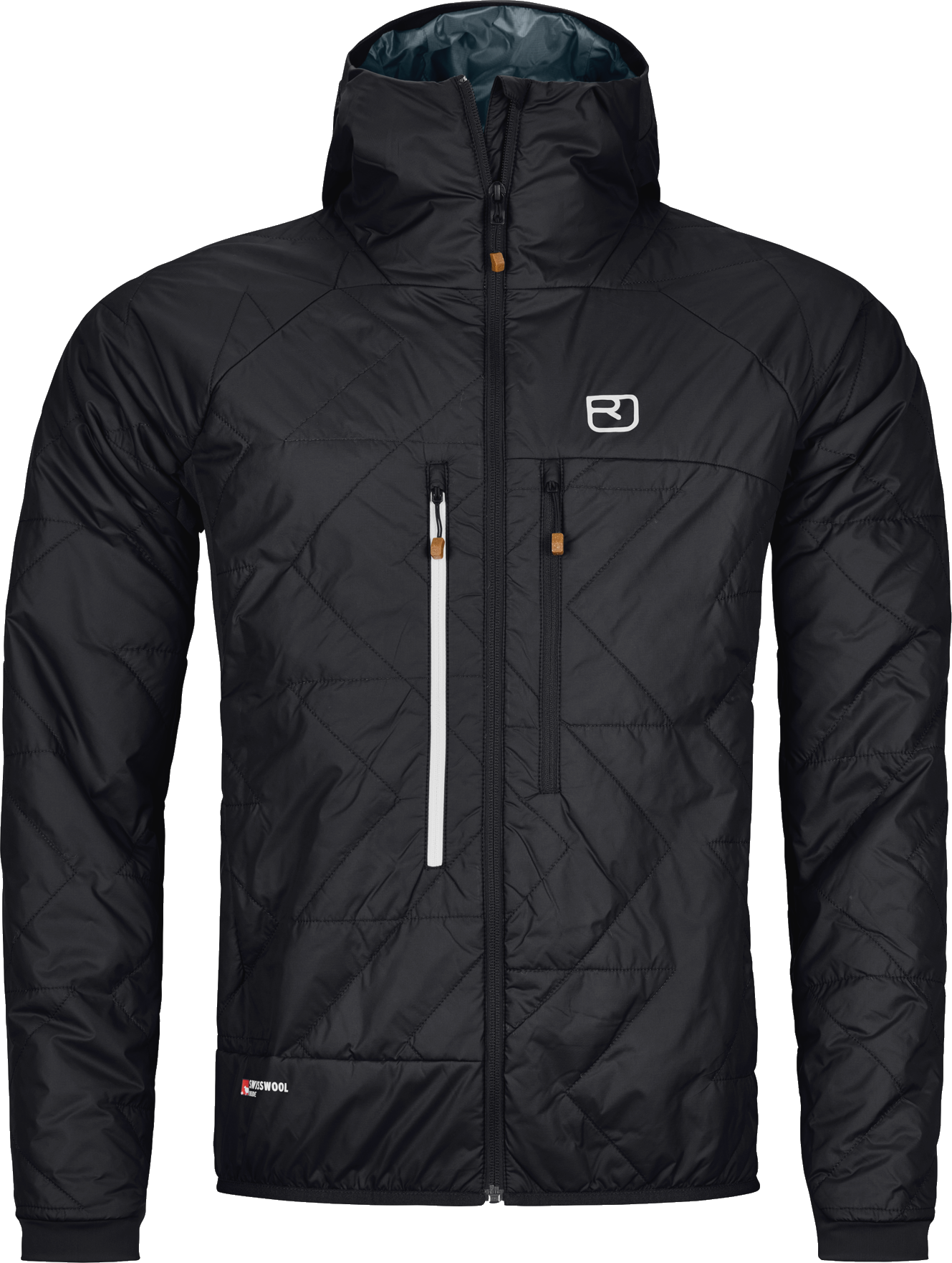 Ortovox Men's Piz Boè Jacket Black Raven Syntetfyllda mellanlagersjackor S