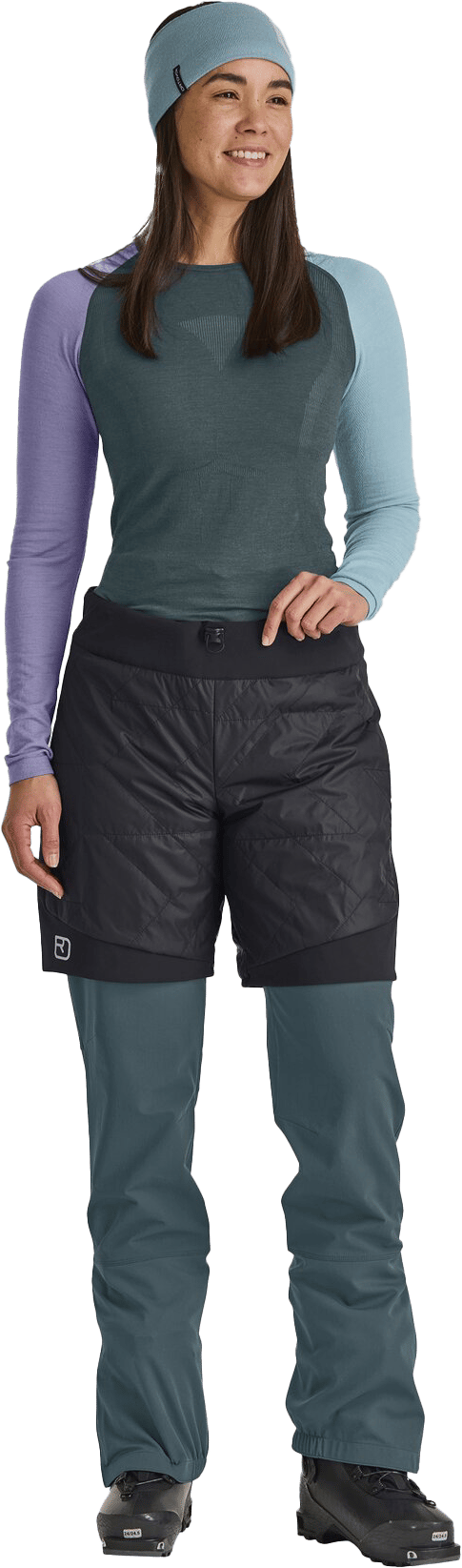 Ortovox Women's Swisswool Piz Boè Shorts Black Raven Ortovox