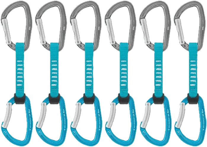 Petzl 6xDJINN AXESS 12cm Kortslynge Turquoise Petzl