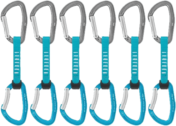 Petzl 6xDJINN AXESS 12cm Kortslynge Turquoise Petzl