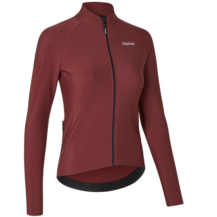 Gripgrab Women's GripGrab PACR Thermal Long Sleeve Jersey Dark Red Gripgrab