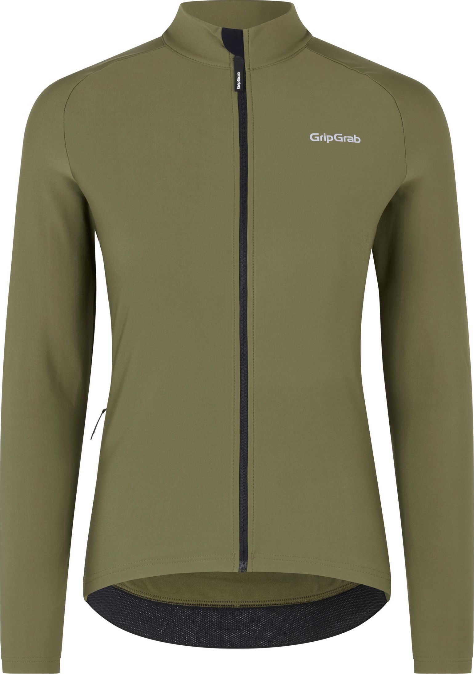 Gripgrab Women's GripGrab PACR Thermal Long Sleeve Jersey Olive Green