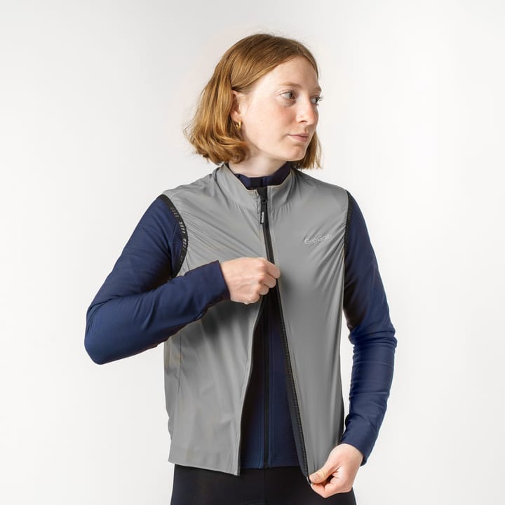 Gripgrab Women's PACR Windproof Lightweight Vest Grey Gripgrab