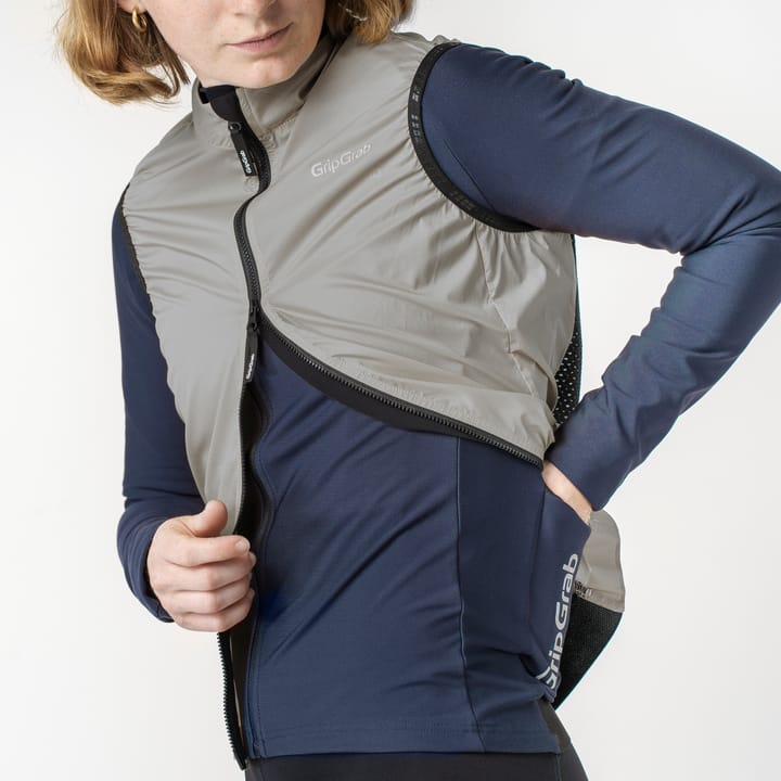 Gripgrab Women's PACR Windproof Lightweight Vest Grey Gripgrab