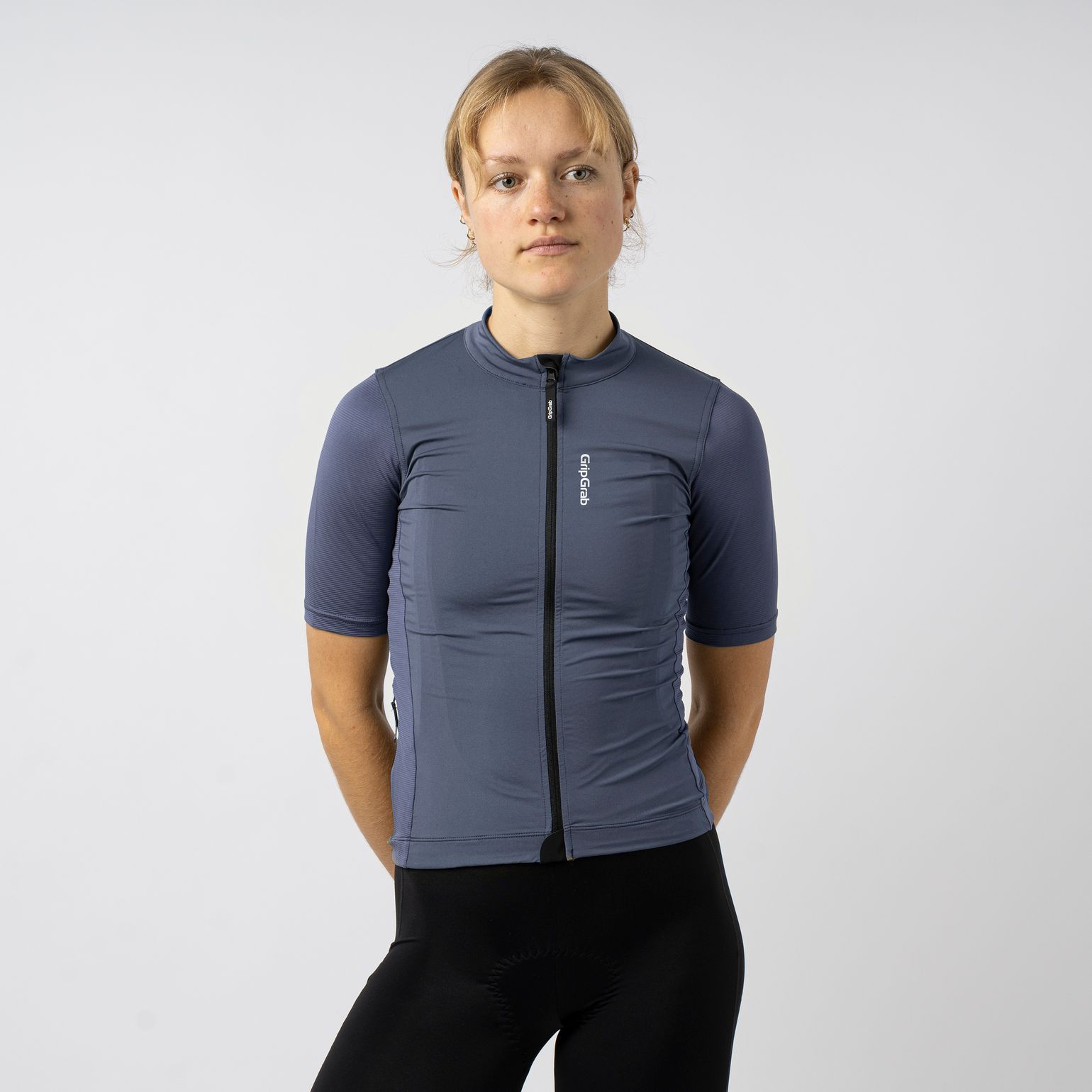 Gripgrab Women's Ride Short Sleeve Jersey Navy Blue