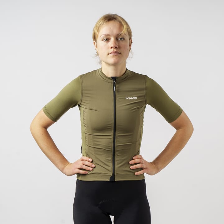 Gripgrab Women's Ride Short Sleeve Jersey Olive Green Gripgrab