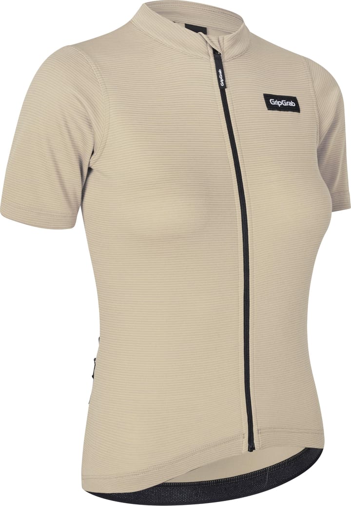 Gripgrab Women's GripGrab EXPLR Merinotech Short Sleeve Jersey Beige Gripgrab