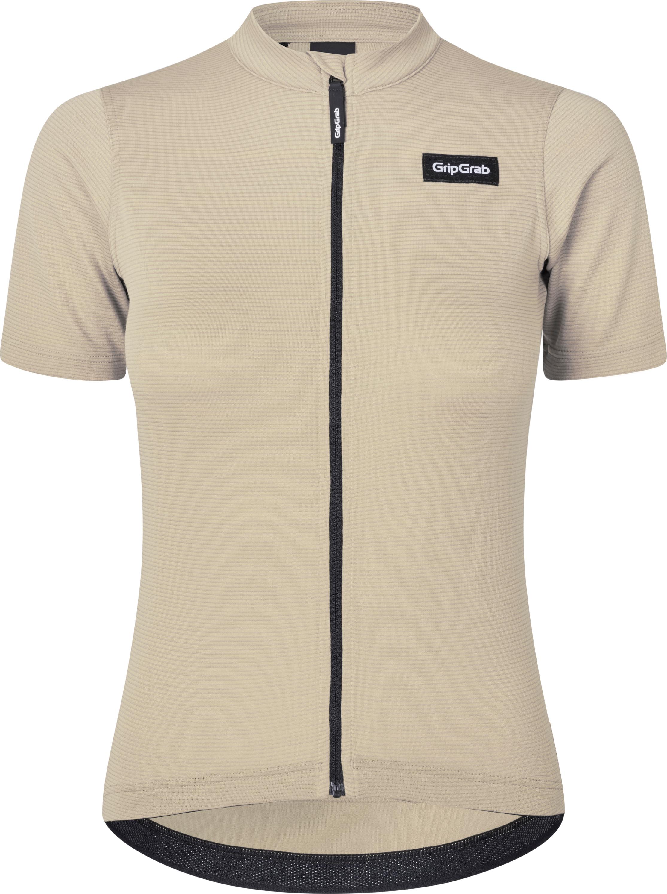 Gripgrab Women's GripGrab EXPLR Merinotech Short Sleeve Jersey Beige Kortärmade träningströjor M
