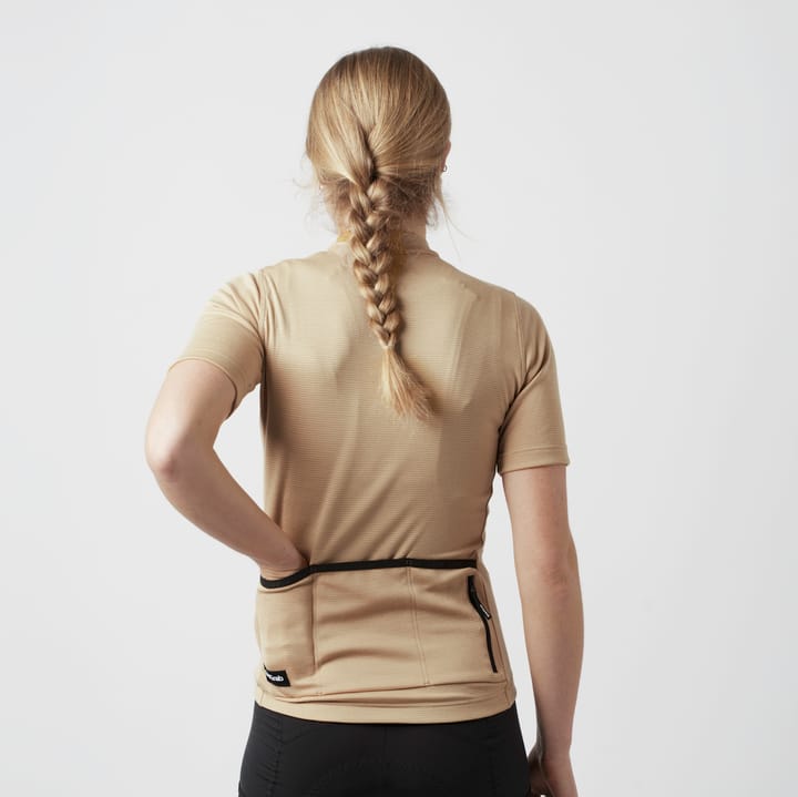 Gripgrab Women's GripGrab EXPLR Merinotech Short Sleeve Jersey Beige Gripgrab