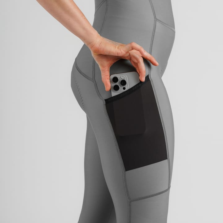 Gripgrab Women's PACR Thermal Bib Tights Grey Gripgrab