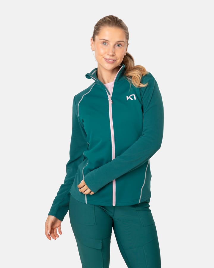Kari Traa Women's Kari Full Zip Fleece Peacock Kari Traa