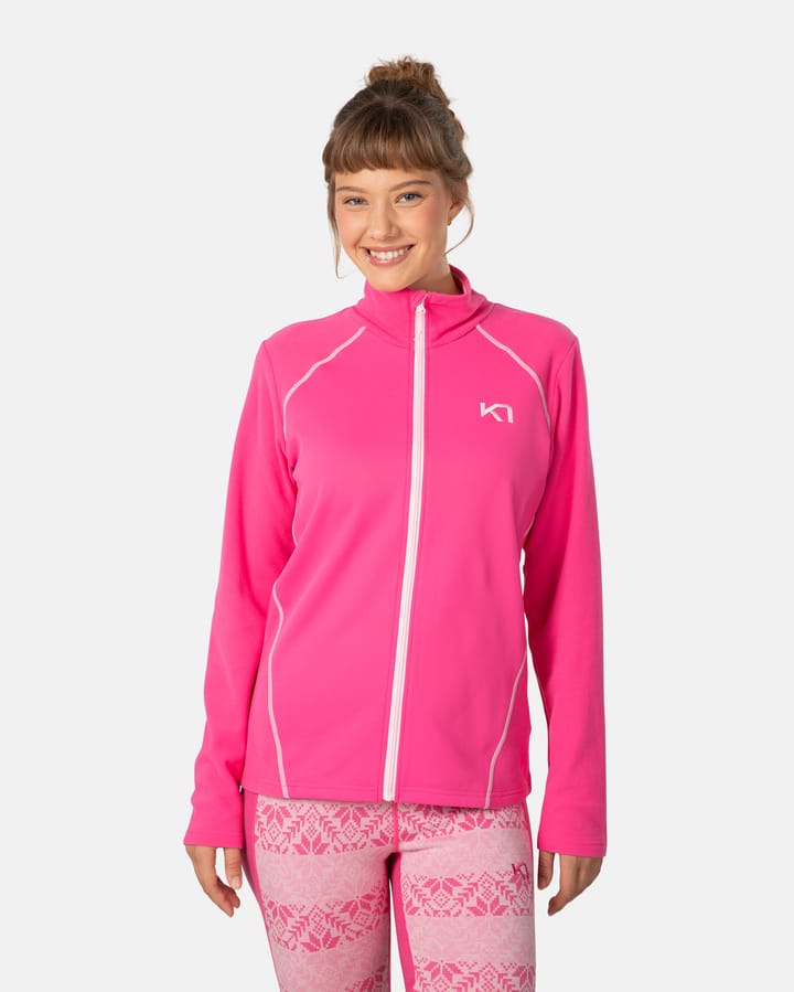 Kari Traa Women's Kari Full Zip Fleece Bright Pink Kari Traa