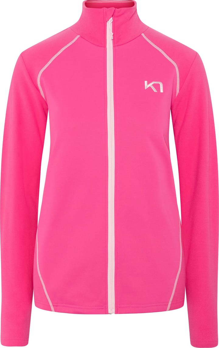 Kari Traa Women's Kari Full Zip Fleece Bright Pink Kari Traa