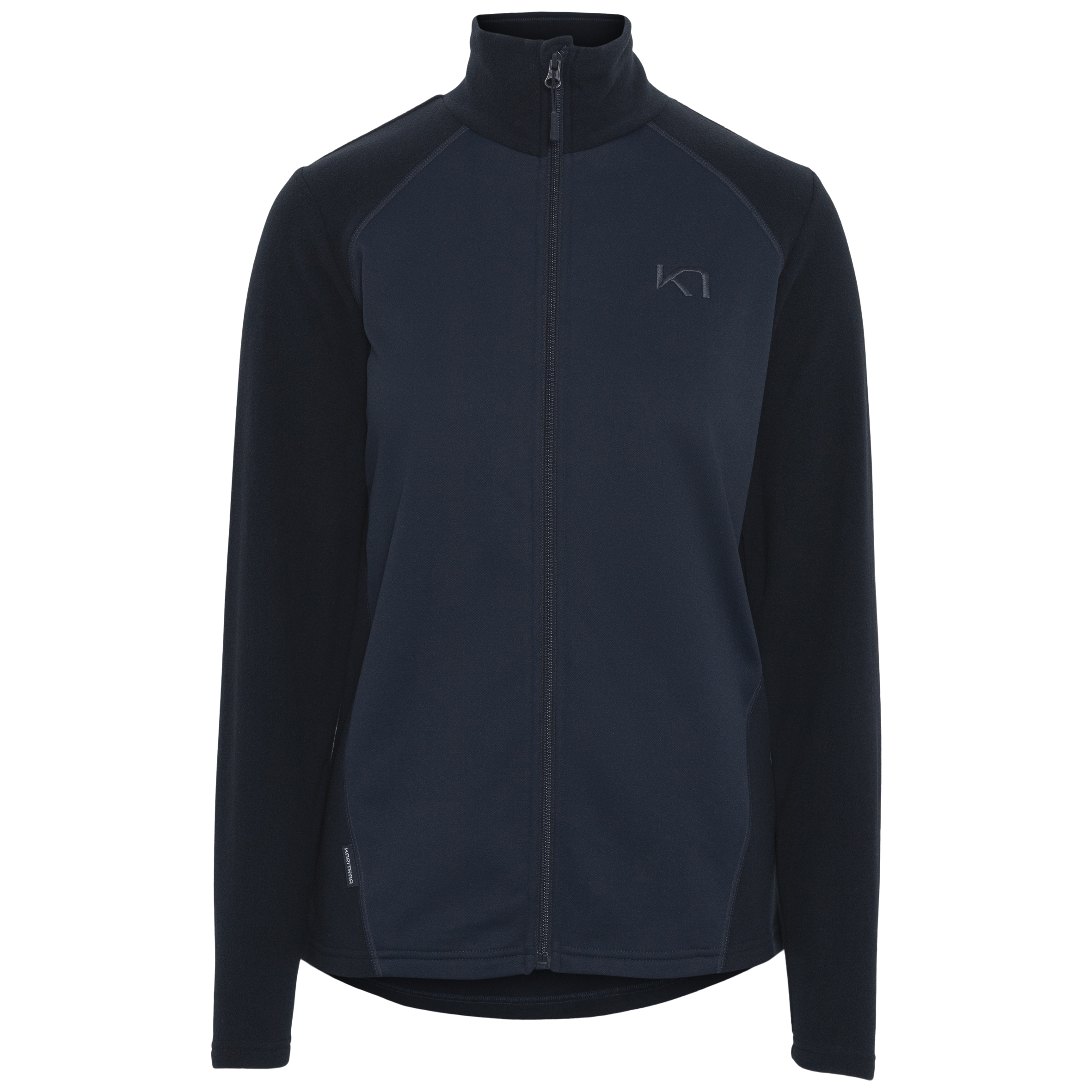 Kari Traa Women's Kari Full Zip Fleece Dark Navy Blue Mellanlager tröjor XS