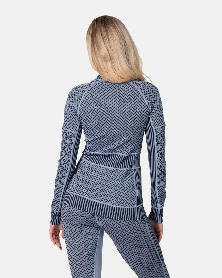 Kari Traa Women's Smekker Half Zip Pastel Light Blue Kari Traa