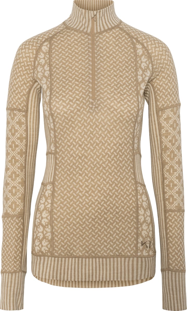 Kari Traa Women's Smekker Half Zip Mocha Kari Traa