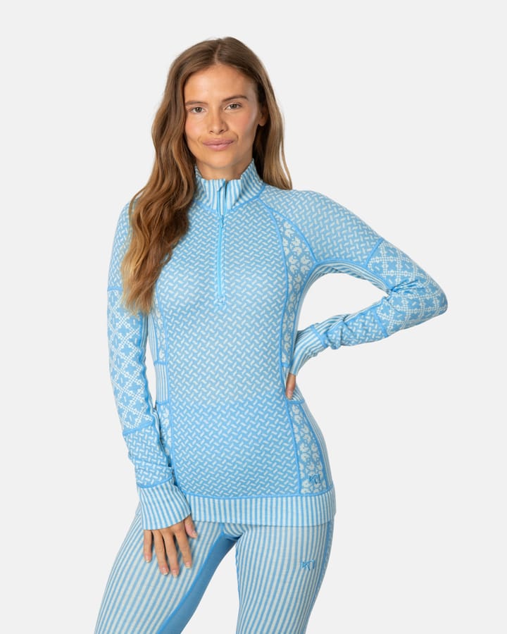 Kari Traa Women's Smekker Half Zip Ocean Kari Traa