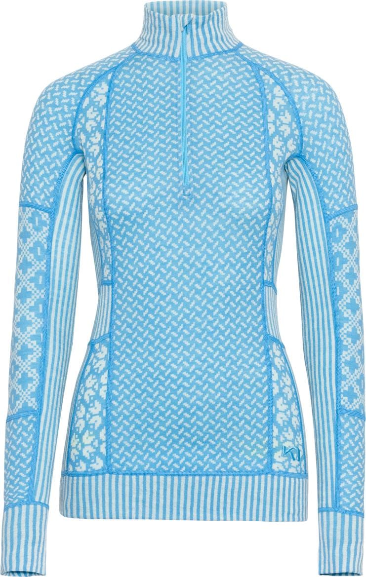 Kari Traa Women's Smekker Half Zip Ocean