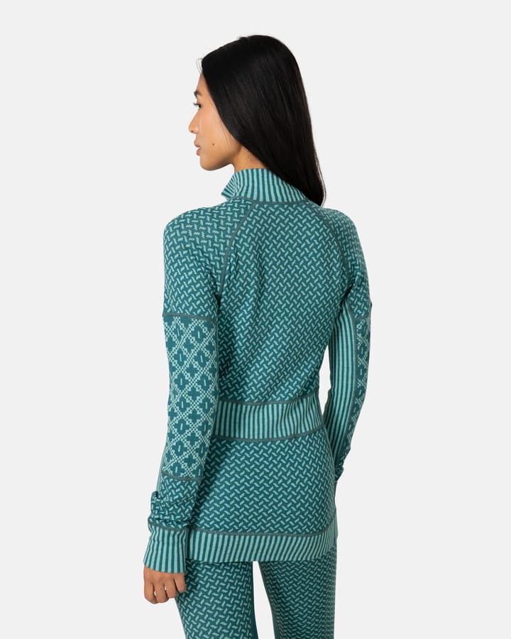 Kari Traa Women's Smekker Half Zip Peacock Kari Traa