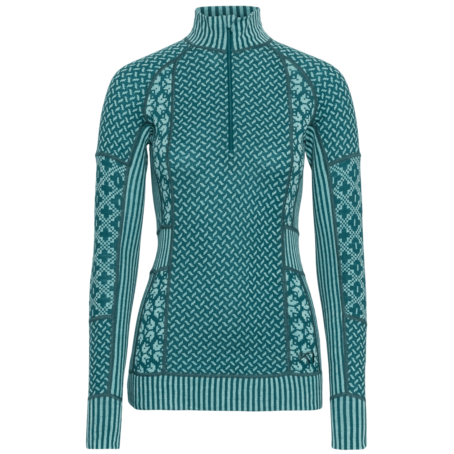 Kari Traa Women's Smekker Half Zip Peacock