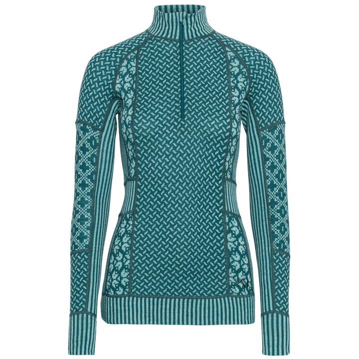 Kari Traa Women's Smekker Half Zip Peacock Kari Traa