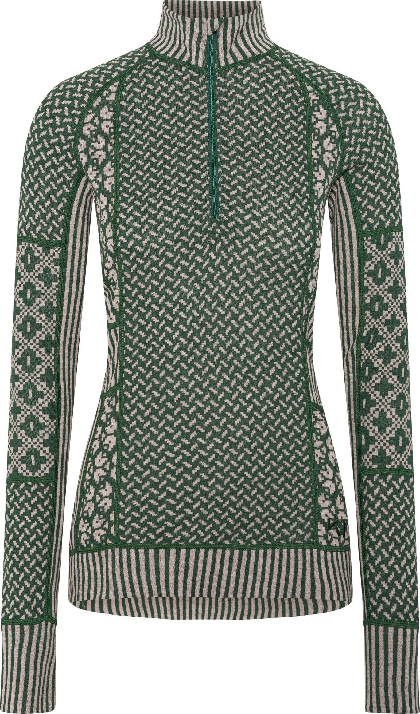 Kari Traa Women's Smekker Half Zip Thyme