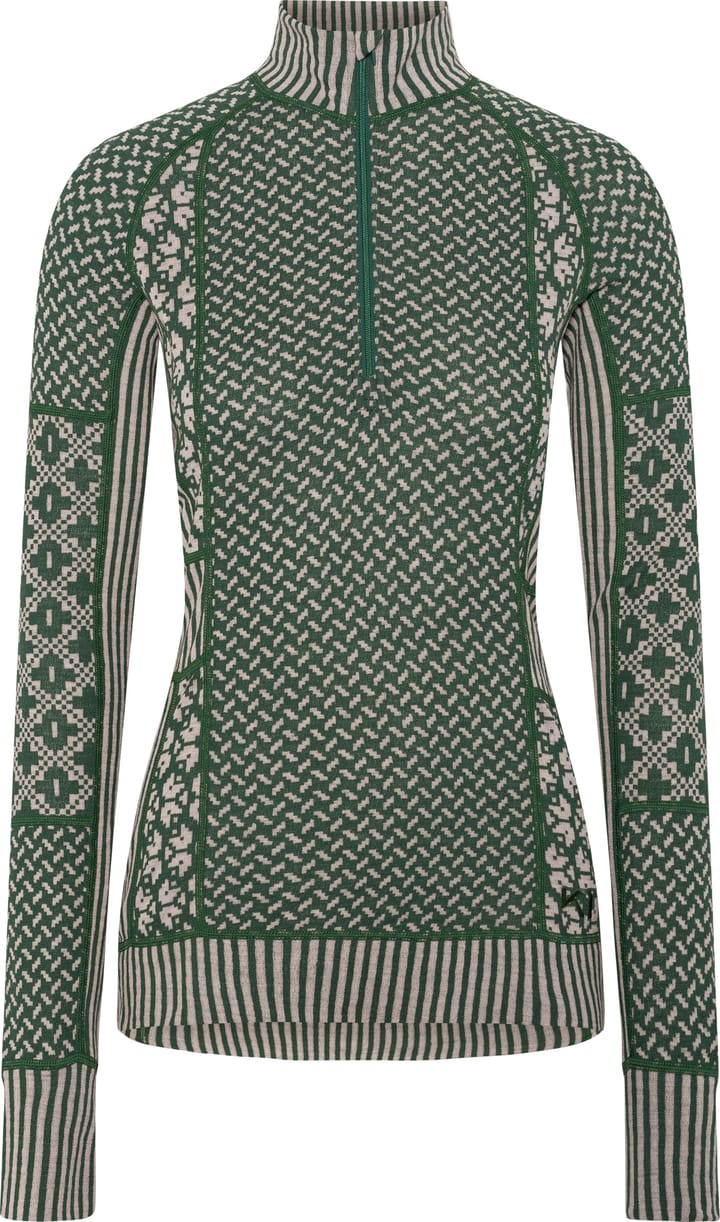 Kari Traa Women's Smekker Half Zip Thyme Kari Traa Kari Traa Women's Smekker Half Zip Thyme Kari Traa