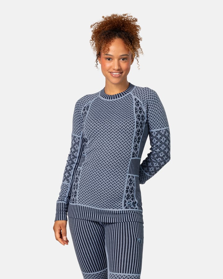 Kari Traa Women's Smekker Long Sleeve Pastel Light Blue Kari Traa Kari Traa Women's Smekker Long Sleeve Pastel Light Blue Kari Traa