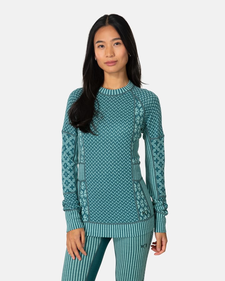 Kari Traa Women's Smekker Long Sleeve Peacock Kari Traa