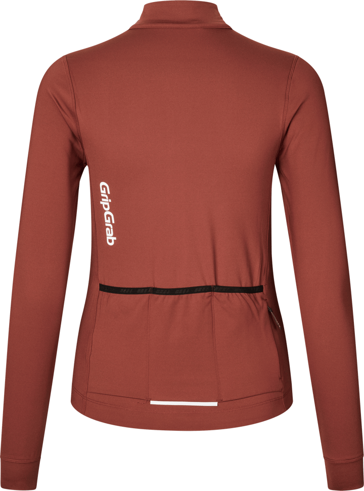 Gripgrab Women's Ride Thermal Long Sleeve Jersey Dark Red Gripgrab