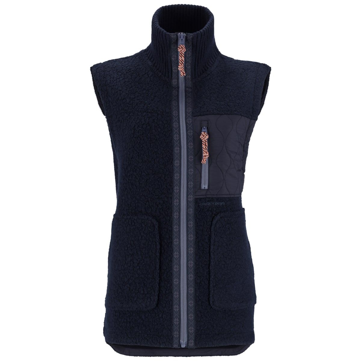 Kari Traa Voss Wool Vest Royal