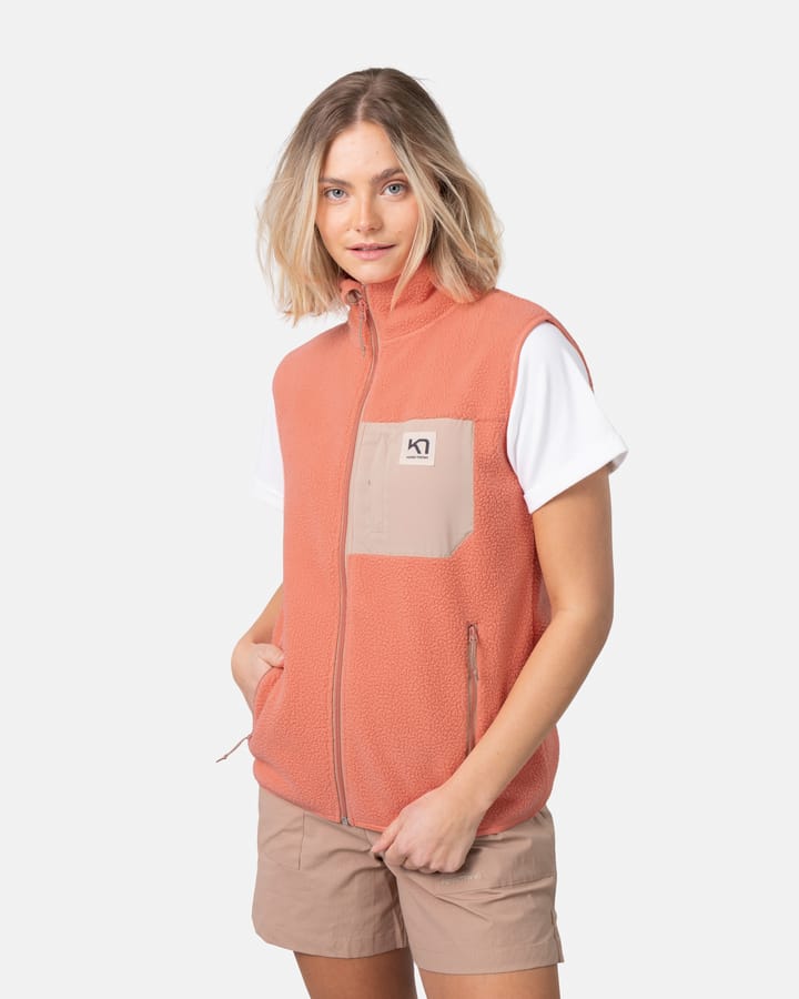 Kari Traa Women's Rothe Vest Peach Pink Kari Traa