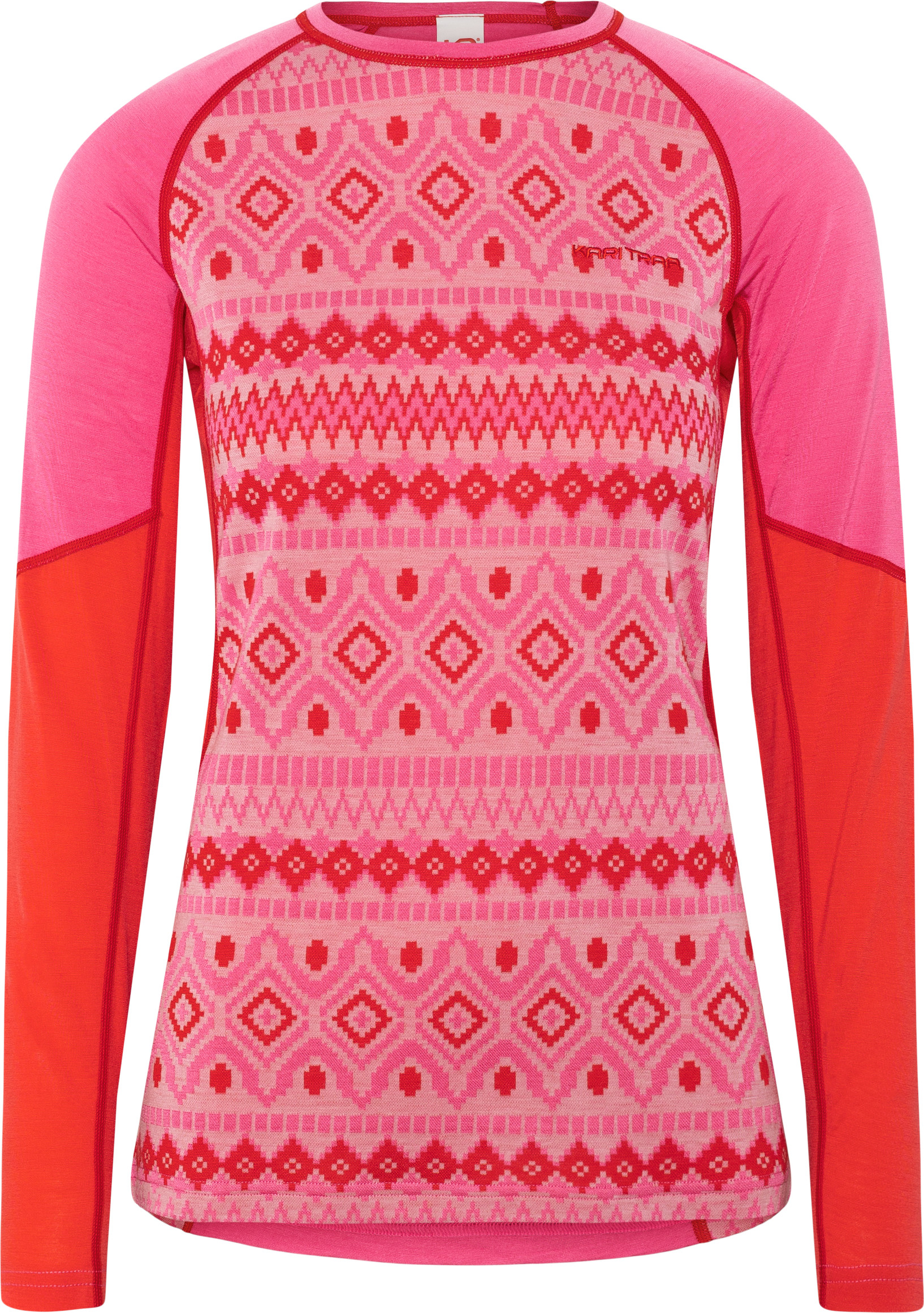 Kari Traa Women's Malia Long Sleeve Bright Pink