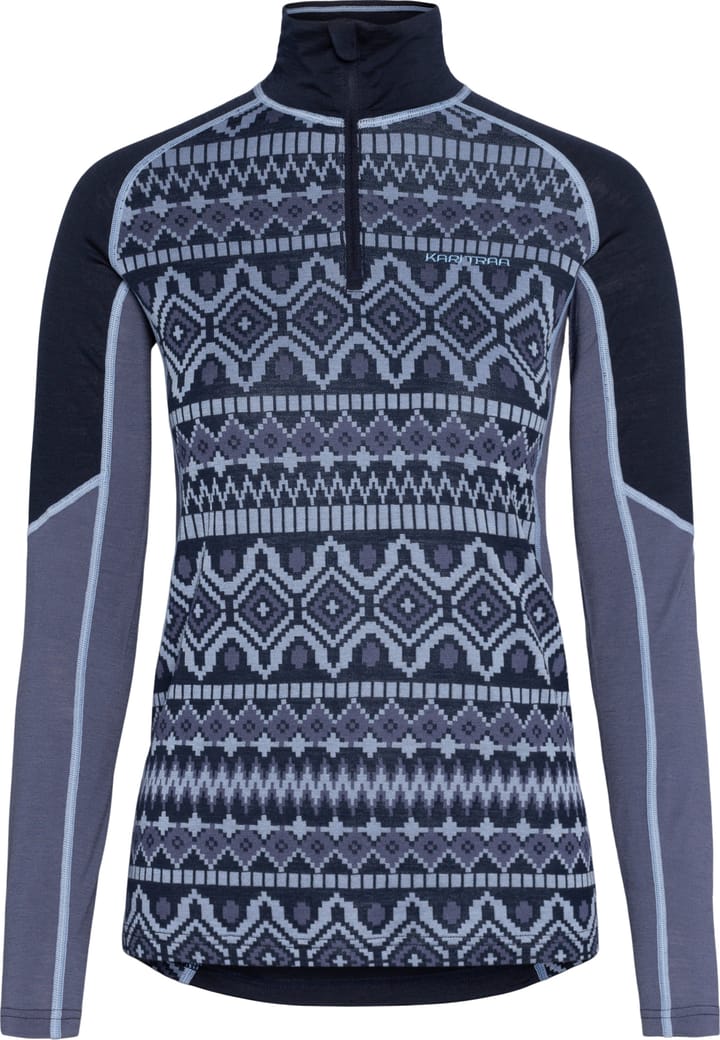 Kari Traa Women's Malia Half Zip Dark Navy Blue Kari Traa