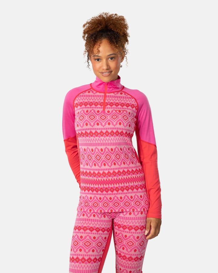 Kari Traa Women's Malia Half Zip Bright Pink Kari Traa