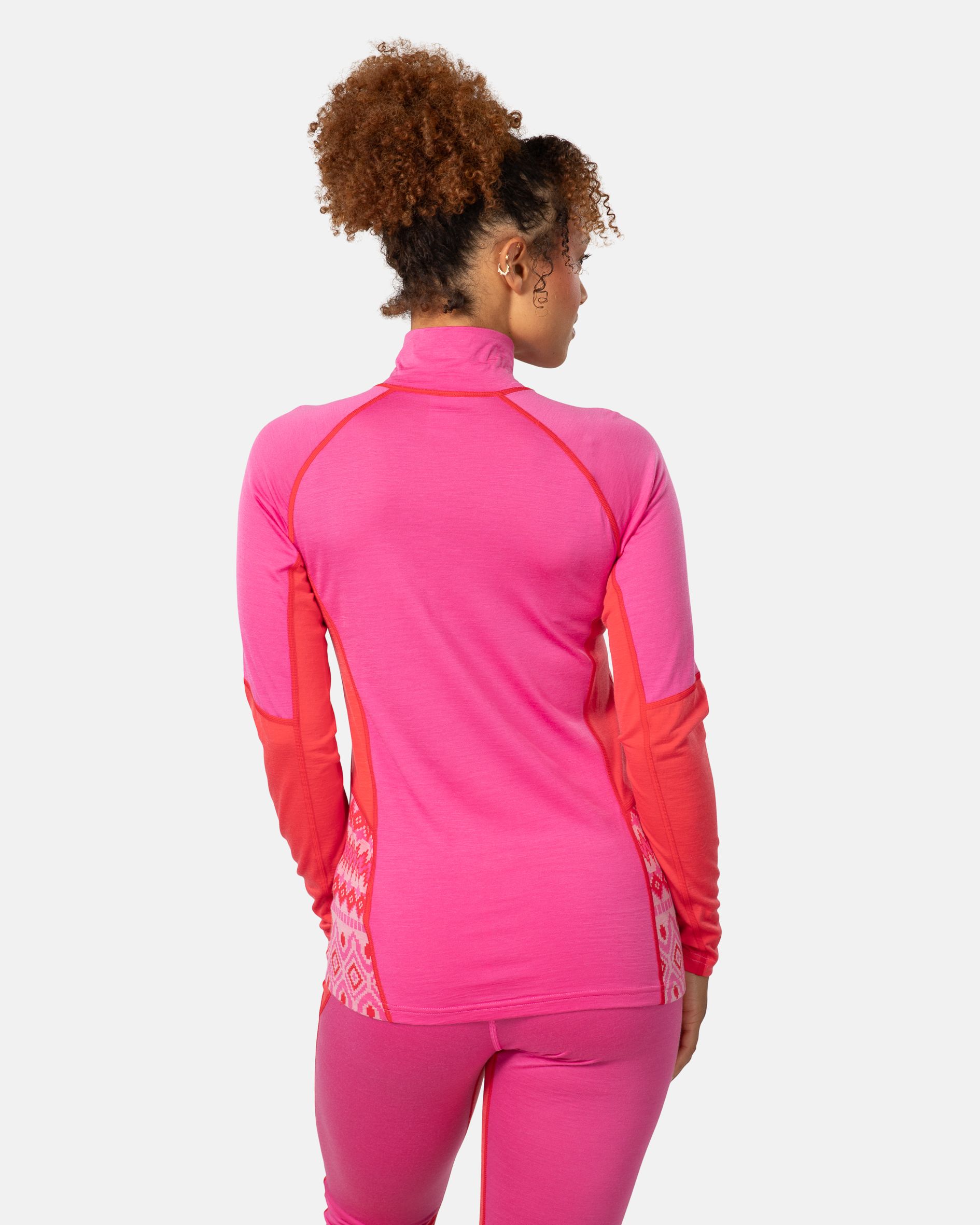 Kari Traa Women's Malia Half Zip Bright Pink | Buy Kari Traa