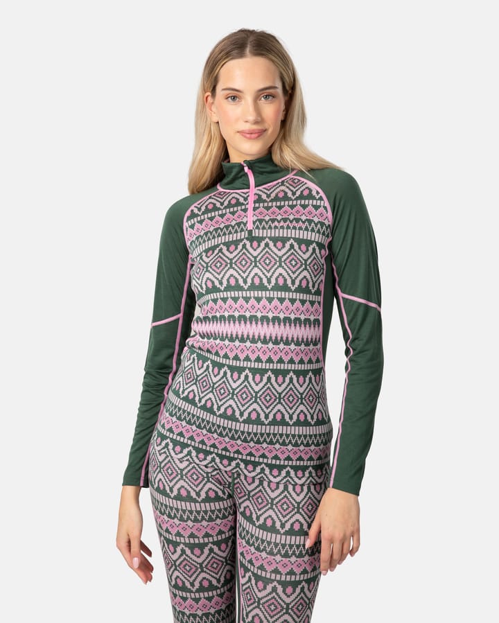 Kari Traa Women's Malia Half Zip Thyme Kari Traa