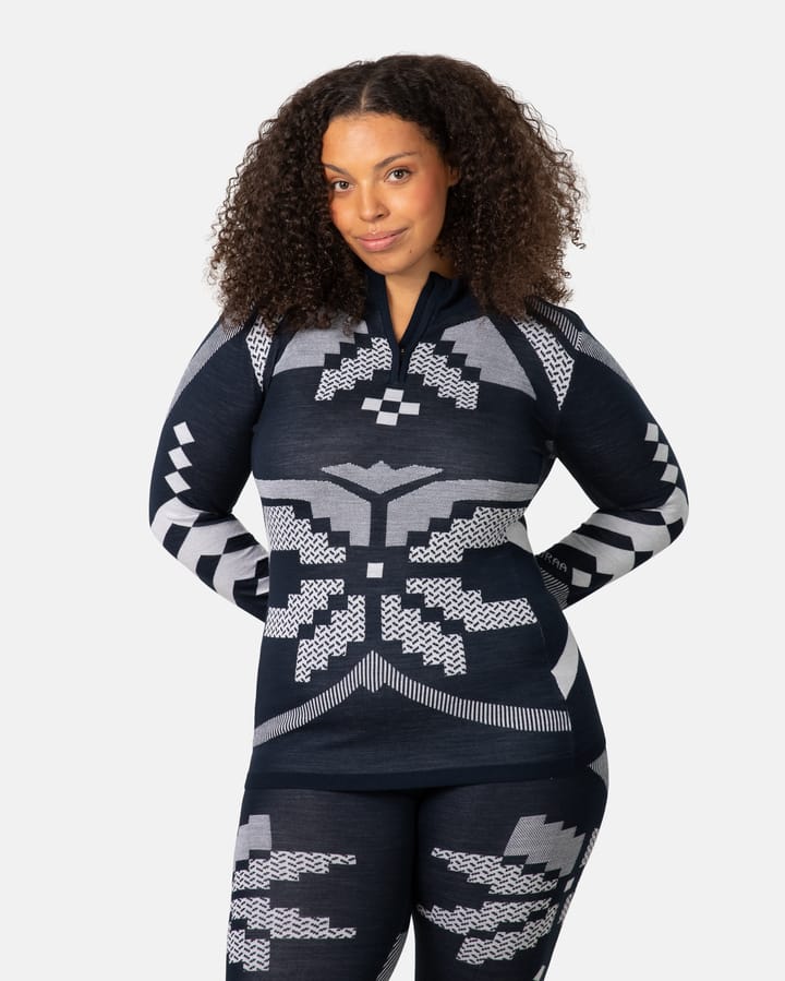 Kari Traa Women's Faith Half Zip Dark Navy Blue Kari Traa Kari Traa Women's Faith Half Zip Dark Navy Blue Kari Traa