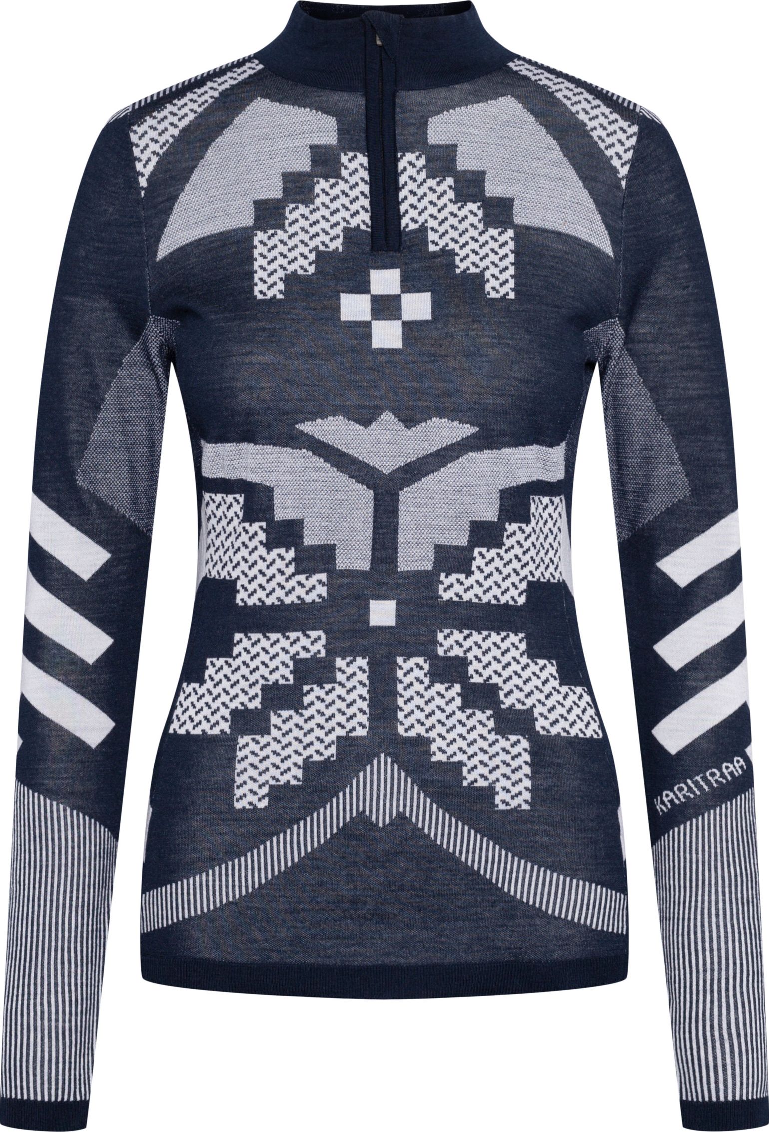 Kari Traa Women's Faith Half Zip Dark Navy Blue