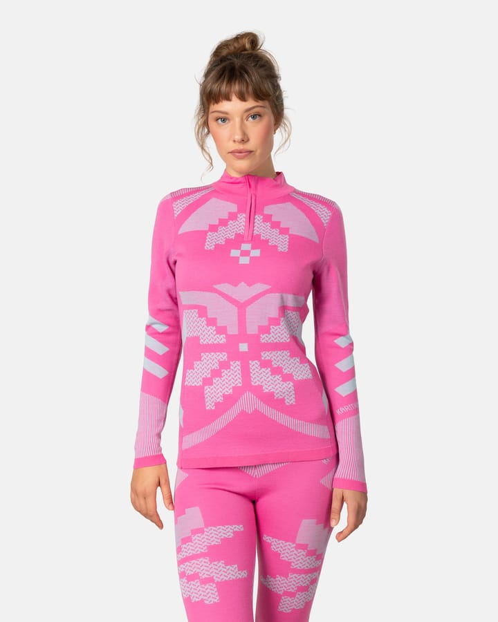 Kari Traa Women's Faith Half Zip Bright Pink Kari Traa
